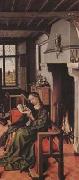 Robert Campin St Barbara (mk08) oil on canvas